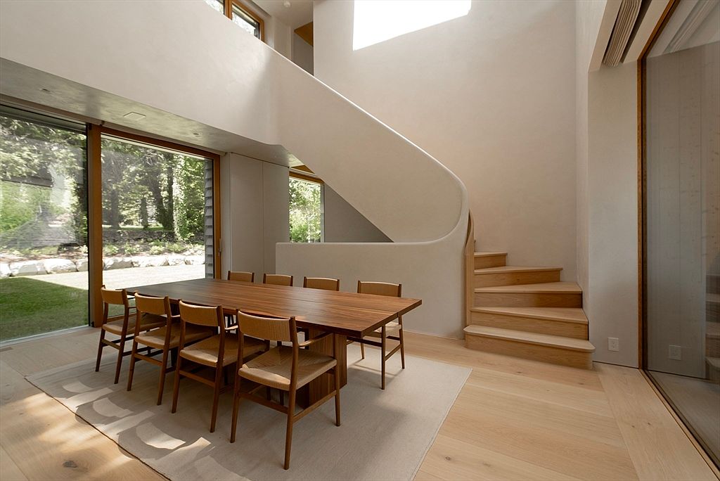 Interior atrium and skylight